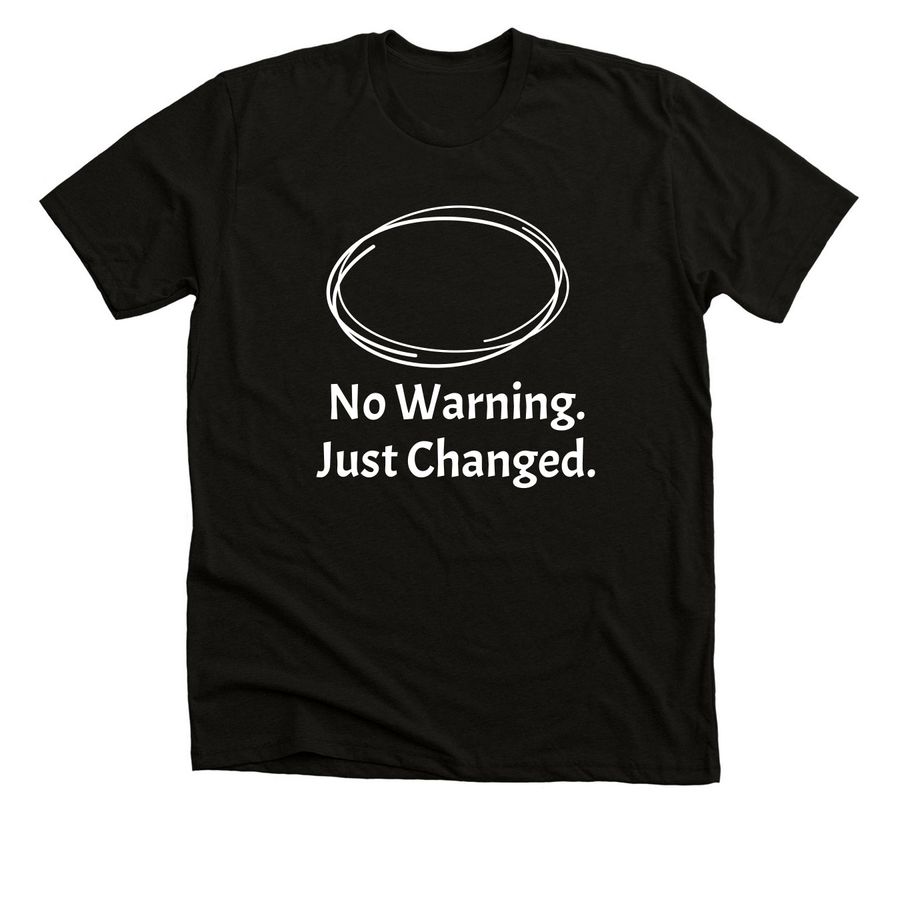 I Broke It Quietly&nbsp;, a Solid Black Blend Premium Unisex Tee