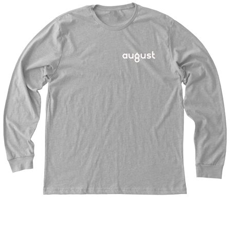 August Inc Day, a Athletic Heather Premium Long Sleeve Tee