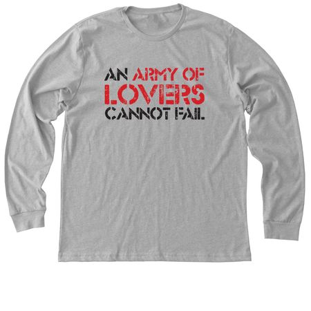 an army of lovers cannot fail, a Athletic Heather Premium Long Sleeve Tee