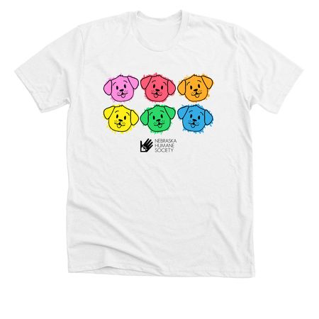 NHS Pride - Dog Edition, a Solid White Blend Premium Unisex Tee