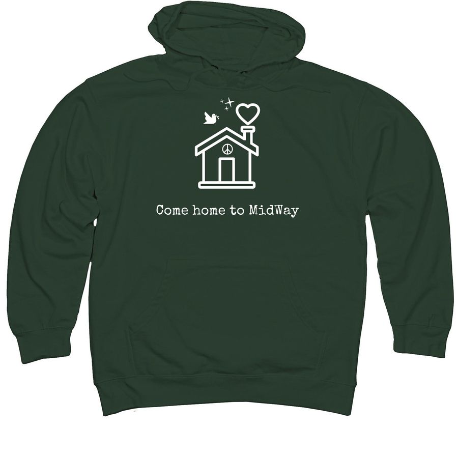 MidWay Transitional Living Program, a Alpine Green Midweight Pullover Hoodie