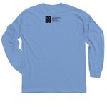 Jane Goodall Quote, a Carolina Blue Classic Long Sleeve Tee (back-view)