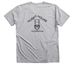 Talk Nerdy To Me, a Athletic Heather Premium V-Neck Tee (back-view)