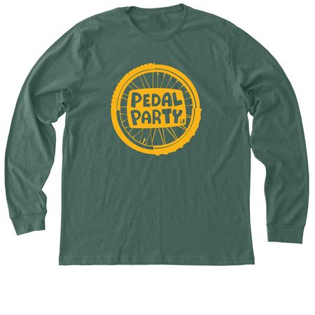 The Comfort Cotton Collection, a Heather Forest Premium Long Sleeve Tee