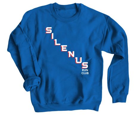 Actively Cheering, a Royal Blue Crewneck Sweatshirt