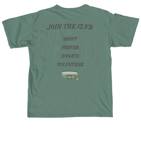 Member of Pippa's Walk CLub, a Light Green Comfort Colors Unisex Tee