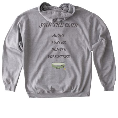 Member of Pippa's Walk CLub, a Sport Grey Gildan Softstyle Pullover Hoodie