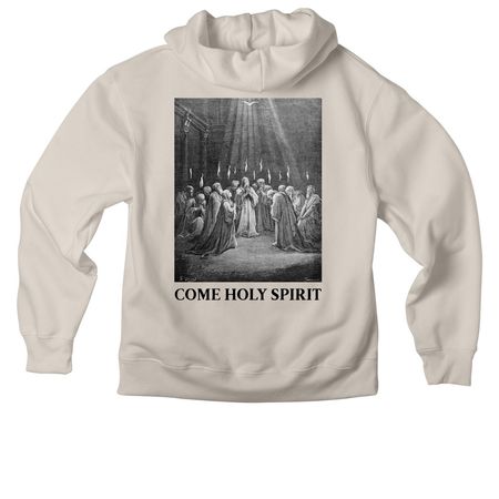 Come Holy Spirit, a Dust Premium Heavyweight Pullover Hoodie