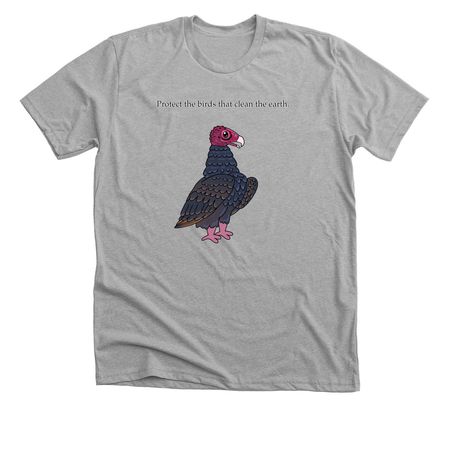 Vulture, a Athletic Heather Premium Unisex Tee