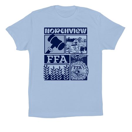 2026-2027 NHS FFA Chapter Shirt, a Baby Blue Premium Cotton Tee