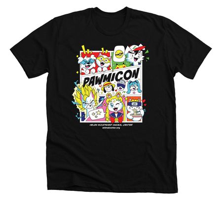 PAWmicon 2026, a Solid Black Blend Premium Unisex Tee