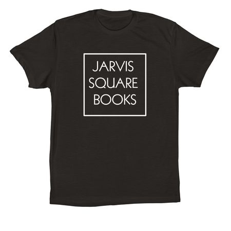Jarvis Square Books&nbsp;Minimalist Tee, a Black Premium Cotton Tee