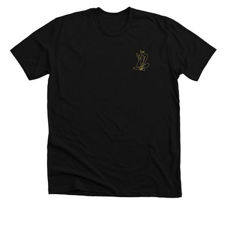 You Full Throttle, a Solid Black Blend Premium Unisex Tee