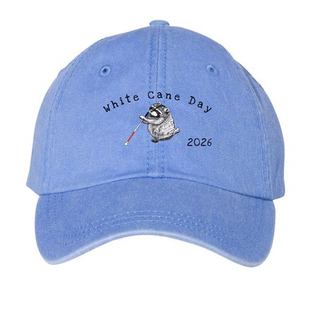 2026 Light Background - Hats, a Periwinkle Printed Pigment Dye Baseball Cap