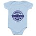 Proudly Made in Yonkers, a Light Blue Infant Onesie