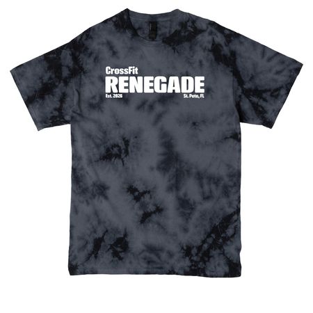 CFR Tie-Dye, a Black Crystal Tie Dye Tee