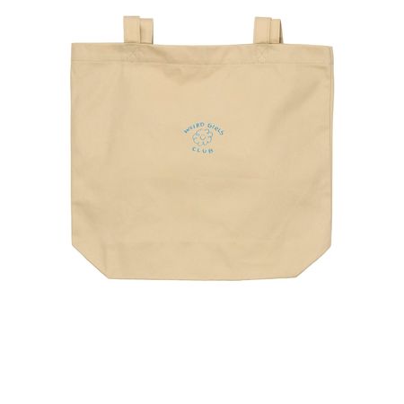 Weird Girls Club: Tiny Puff Bag, a Oyster Organic Cotton Tote Bag