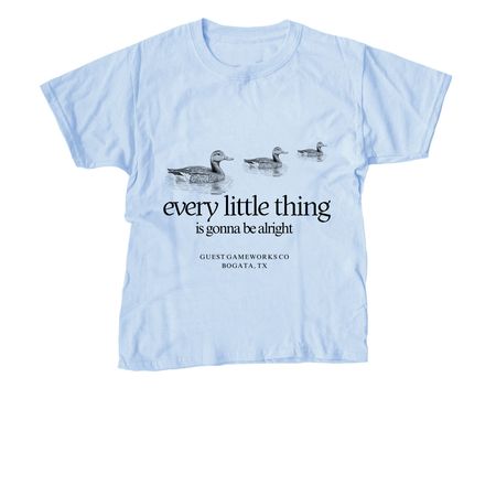 every little thing, a Light Blue Youth Unisex Tee