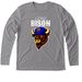 Bison Shirt 4, a Premium Heather Triblend Long Sleeve Tee