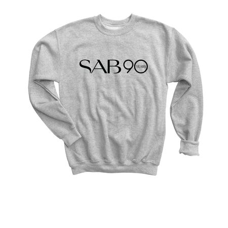 SAB 90th Anniversary Tee, a Sport Grey Youth Crewneck Sweatshirt