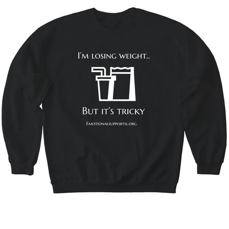 ESSL, a Black Softstyle Crewneck Sweatshirt