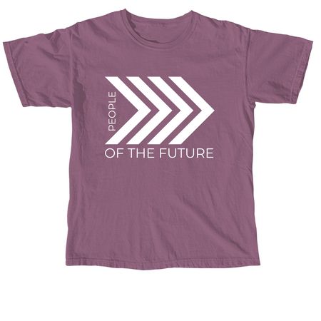 PEOPLE OF THE FUTURE, a Berry Comfort Colors Unisex Tee