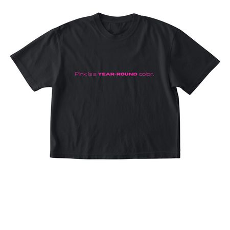 More Than a Month, a Black Comfort Colors Boxy Tee