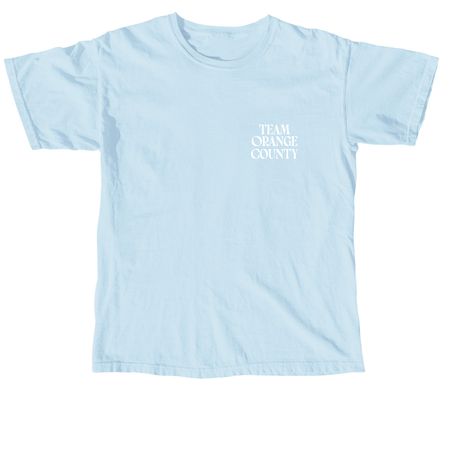 Team OC 2026, a Chambray Comfort Colors Unisex Tee