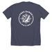 FRS Originals, a Heather Midnight Navy Premium Unisex Tee (back-view)