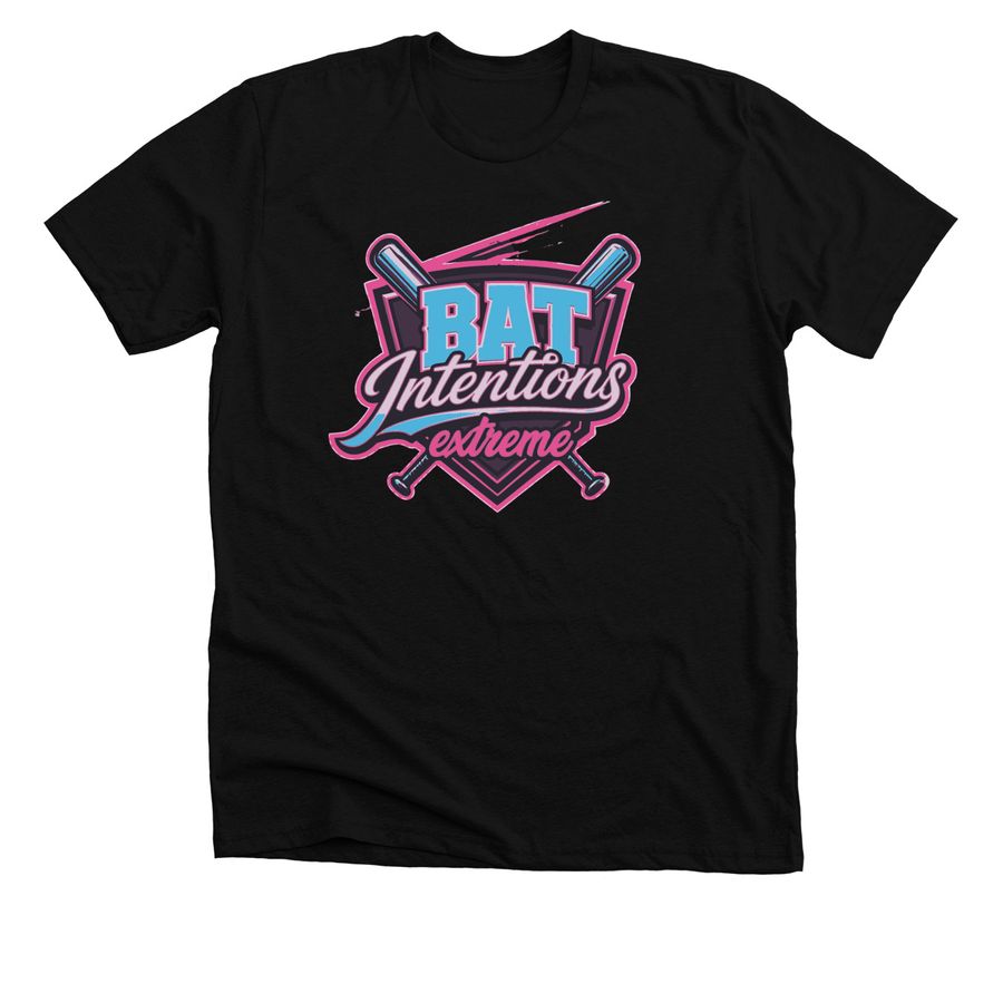 8U Softball (Original Quote Back), a Solid Black Blend Premium Unisex Tee