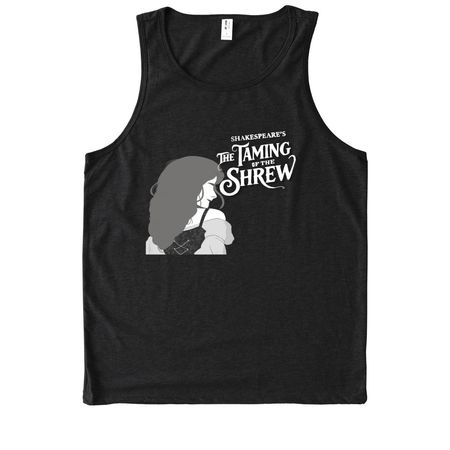 UPDATED! Taming of the Shrew Show Shirts 2026, a Deep Black Allmade Eco Triblend Tank