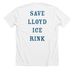 SLIC White Tee, a Solid White Blend Premium Unisex Tee (back-view)