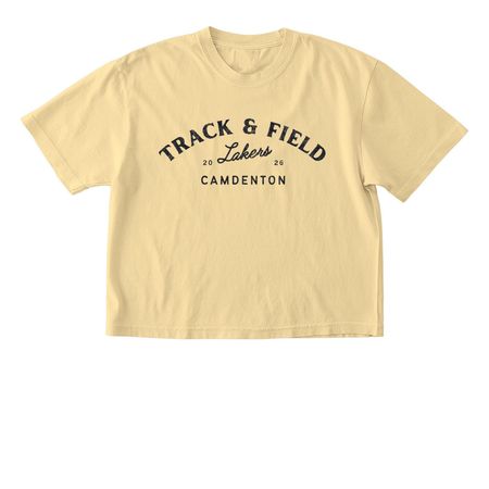 2026 Laker T&F Dark Logo, a Butter Comfort Colors Boxy Tee