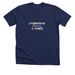 Everyone Deserves A Voice, a Solid Navy Blend Premium Unisex Tee