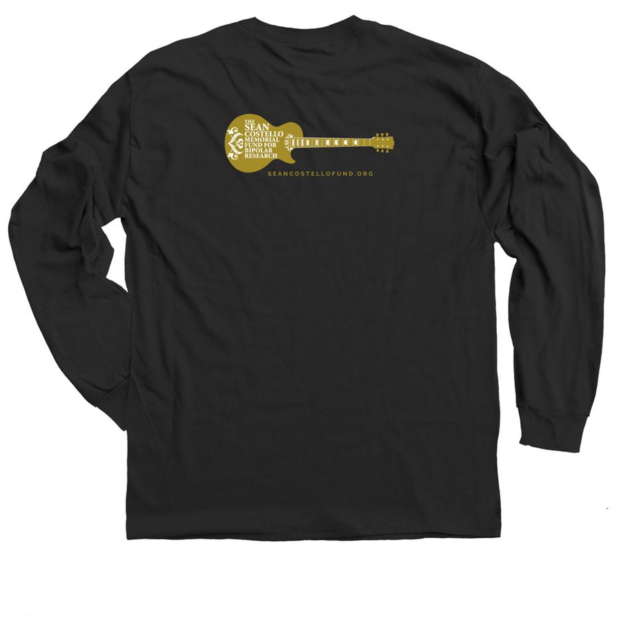 Music Heals the Soul&nbsp;Shirts, a Black Classic Long Sleeve Tee (back-view)
