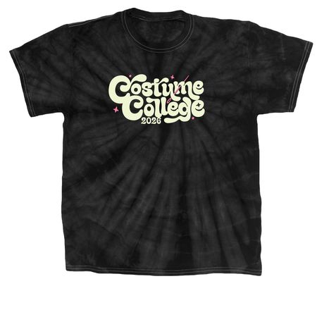 More is More Costume College 2026 Collection, a Black Classic Tie Dye Tee