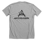 Andreasen Angus, a Athletic Heather Premium Unisex Tee (back-view)