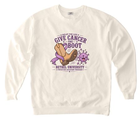 Relay For Life Merch!!!&nbsp;, a Ivory Comfort Colors Crewneck Sweatshirt