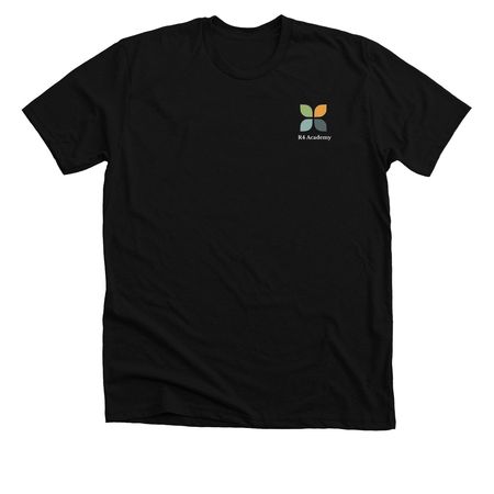 R4 Academy, a Solid Black Blend Premium Unisex Tee