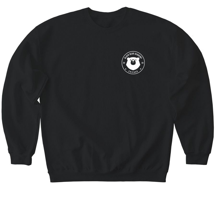 Crewneck - Small Logo (Adult), a Black Softstyle Crewneck Sweatshirt