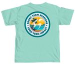 Short-Term Missions TEE/LONG SLEEVE, a Chalky Mint Comfort Colors Unisex Tee (back-view)