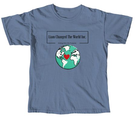 Help change The World.&nbsp;, a Blue Jean Comfort Colors Unisex Tee