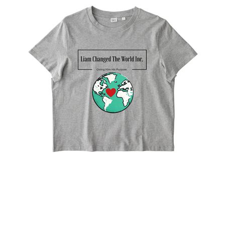 Help change The World.&nbsp;, a Cool Heather Grey Stanley/Stella Women?s Stella Muser Tee