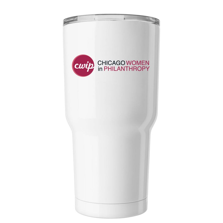 Chicago Women in Philanthropy&nbsp;(tumbler), a White Insulated Tumbler