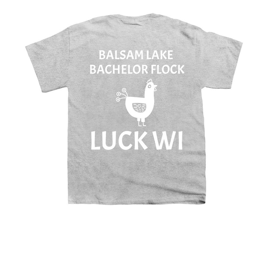 COOL KIDS LOVE ROOSTERS, a Sport Grey Youth Unisex Tee (back-view)