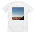 GOAT CHALLENGE 2026 ? WHITE, a Solid White Blend Premium Unisex Tee (back-view)