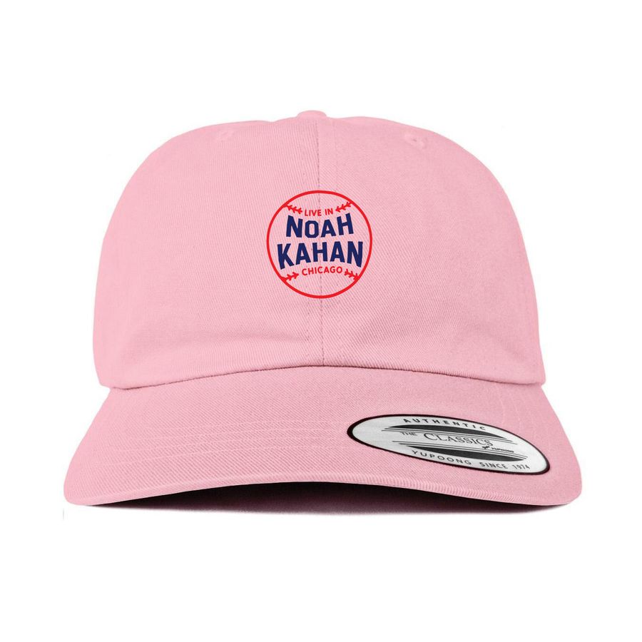 Noah Kahan Chicago Hat, a Pink Printed Classic Baseball Cap