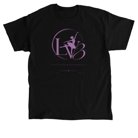 LV3 Ballet Conservatory, a Black Classic Unisex Tee