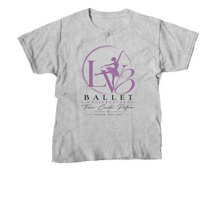 LV3 Ballet Conservatory, a Sport Grey Youth Unisex Tee