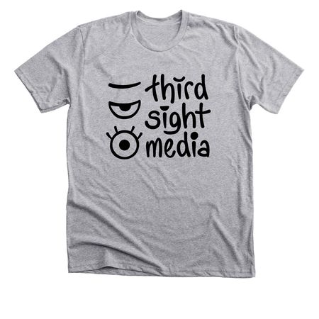 ThirdSight Media Logo Shirt, a Athletic Heather Premium Unisex Tee